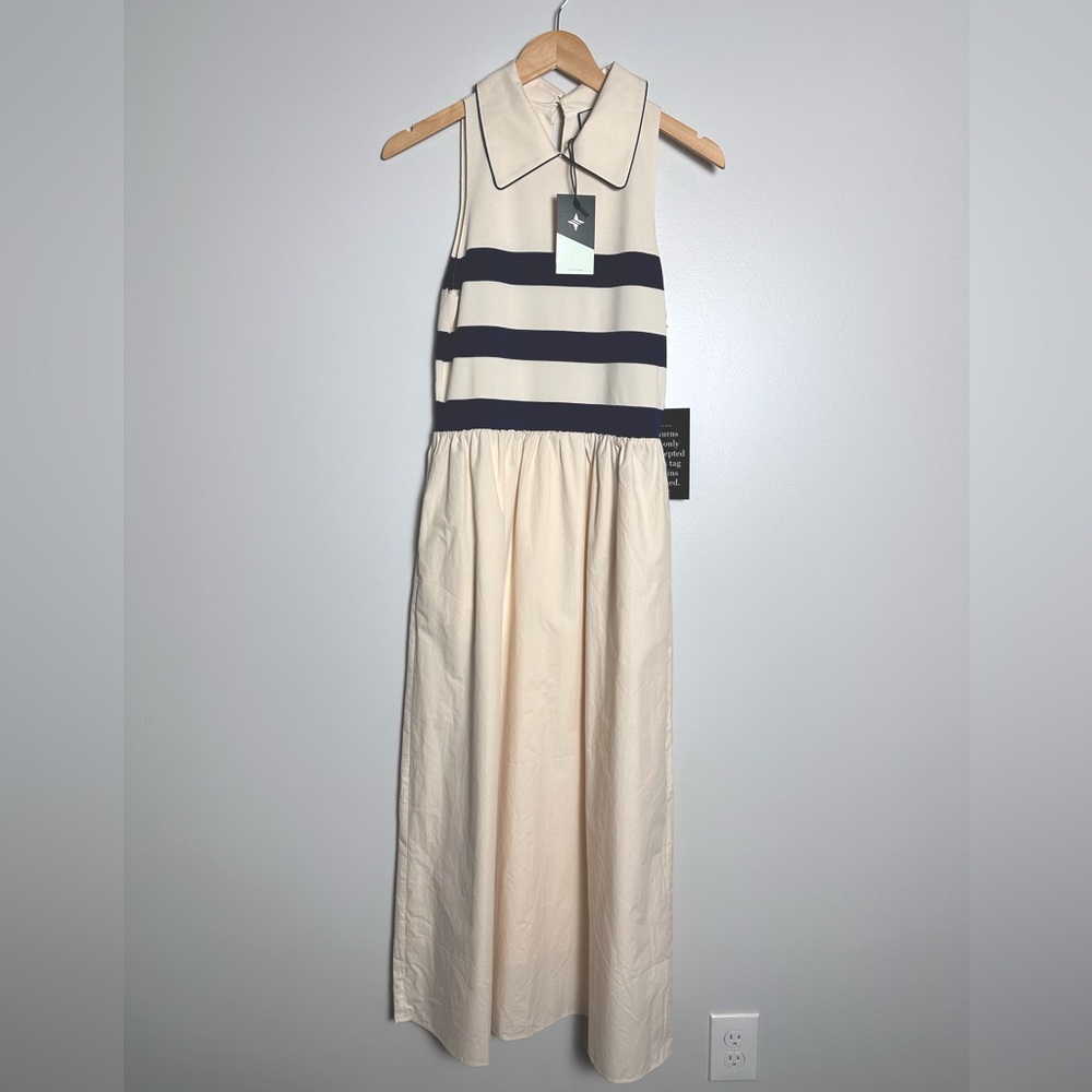 TUCKERNUCK
Ivory Stripe Marina Dress - Picture 8 of 12